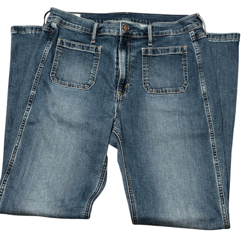 GAP Jeans Flare High Rise Size 33 16 - Picture 2 of 5